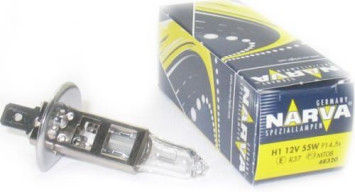 Автолампа Narva 12V   H1    55W   P14,5s (1 шт.) STANDARD HALOGEN LAMPS|