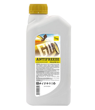 Антифриз  &quot;Дзержинский ГОСТ&quot;  G11  (желтый) 1 кг