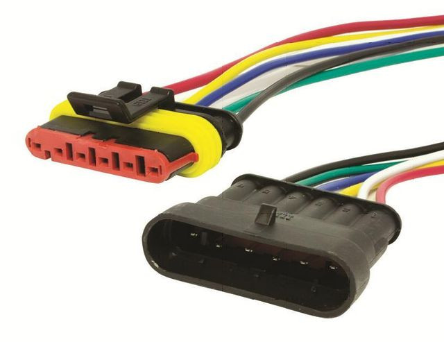 ЭТ Монтажный разъем герметичный 5 контактов  с проводами  (цена за 1штук)