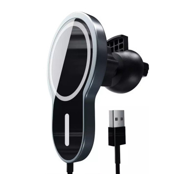 Держатель телефона CarWC03 магнитный MagSafe 15w Черный CarWC03