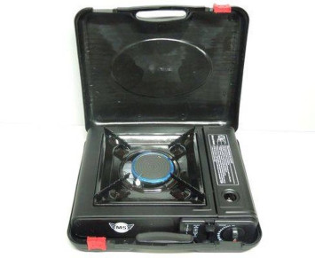 Плита газовая керамическая с переходником, кейс