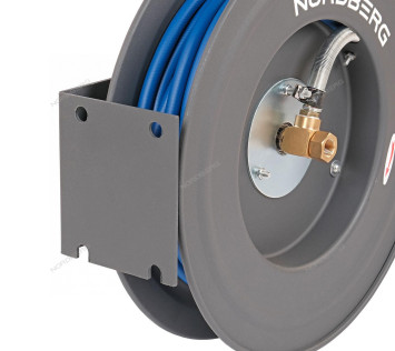 Гибридный воздушный шланг NORDBERG HR0820RPVC на стальной катушке (8х12 мм, 20 м)