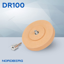 Диск зачистной резиновый NORDBERG DR100 для удаления скотча и остатков клея (100 мм)
