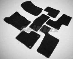 Коврики текстильн. Mercedes-Benz X166 (GL-Class)  c 2012г-  /компл.7шт./осн.резин./ LUX