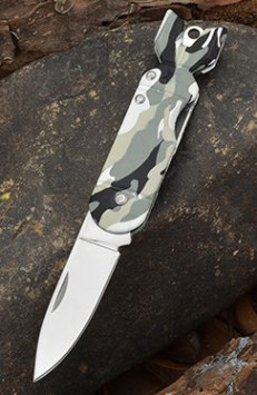 Нож складной 12см хаки ( БРЕЛОК)