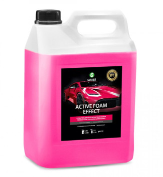 GRASS Шампунь для Б/К мойки Active Foam Effect 6кг снежные хлопья, (90-170 г/л)
