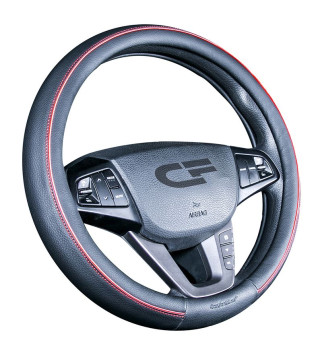 Оплетка на руль   CF  TILTAN - М, Чёрный/Красный