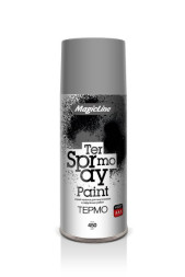 MagicLine Краска термостойкая 610 Серебристая (450мл) (нагрев до +600С) RAL 9006