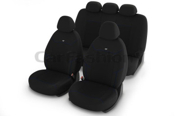 Чехлы  «CORSAR»  Черный/Черный/Красный