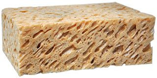 Губка GRASS пенополиуретан бежевая "Автомобильная крупнопористая"