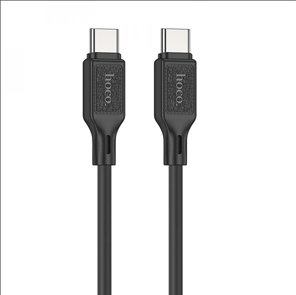 Кабель HOCO  Type-C - Type-C  (1м)  белый 60W