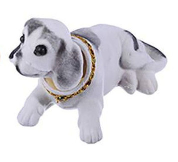 Игрушка на торпедо собачка &quot;NEW GALAXY&quot; белый