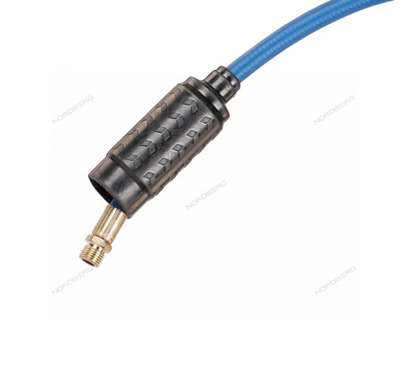 Гибридный воздушный шланг NORDBERG HR1020RPVC на стальной катушке (10х15 мм, 20 м)