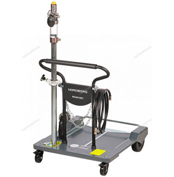 Установка для раздачи масла из бочек NORDBERG NO40180T со световой индикацией и тележкой