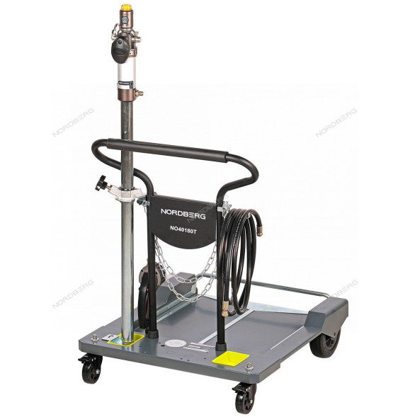 Установка для раздачи масла из бочек NORDBERG NO40180T со световой индикацией и тележкой