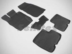 Коврики резиновые   Nissan Terrano III c 2014-2016г.  БОРТ