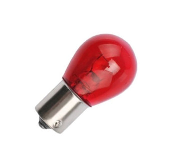 Лампа МАЯК 12V     А 12-21  P21W  BA15s (ровн.цоколь) (100) красный