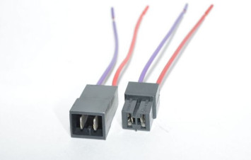 ЭТ Колодка соед. 2конт. серии 6,3 (в сборе с проводом)  (цена за 5штук)