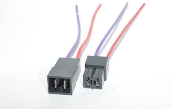 ЭТ Колодка соед. 2конт. серии 6,3 (в сборе с проводом)  (цена за 5штук)