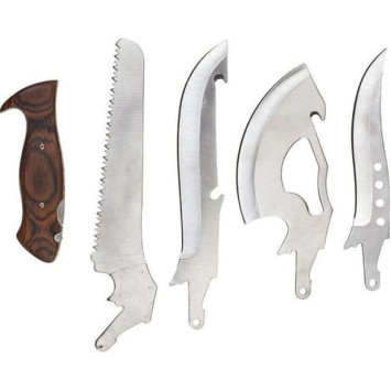 Набор туристический &quot;СЛЕДОПЫТ&quot;, ручка, нож, пила, топор, нож, в чехле