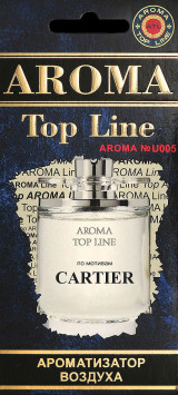 Осв.возд. AROMA Topline Мужская линия № U005 Cartier eau de