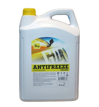 Антифриз  &quot;Дзержинский ГОСТ&quot;  G11  (желтый) 5 кг