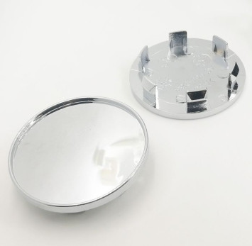 Заглушка (колпачок) на литой диск D59, наружн. d=59мм, внутр d=53мм. серебро