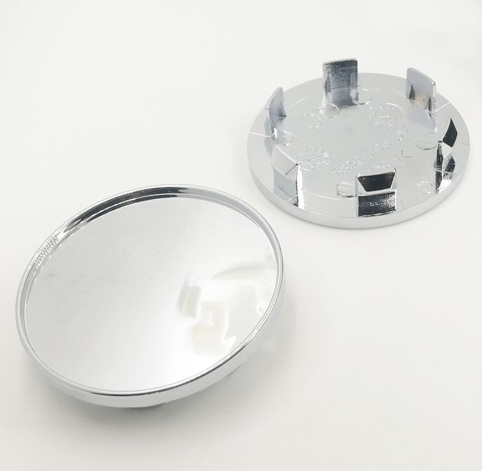 Заглушка (колпачок) на литой диск D59, наружн. d=59мм, внутр d=53мм. серебро