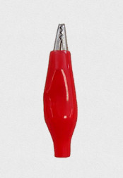 Зажимы к пусковым проводам  L=28мм (черн., изолир.полностью)  (цена за 1 штуку)