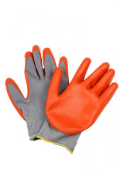 Перчатки х/б  нейлоновые, вспененный латекс