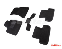 Коврики  Audi Q5 2008-2017г.  /компл.4шт./осн.резин./  3D