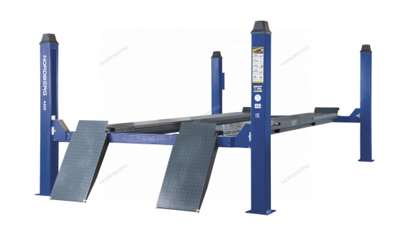 Четырехстоечный подъемник Nordberg 4450_M для сход-развала (механические стопора)