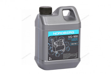 Масло компрессорное NORDBERG NHA100-2 для поршневых компрессоров (VG-100, 2 л)