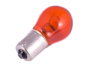 Лампа МАЯК 12V     А 12-21  P21W  BA15s (ровн.цоколь) (100) оранжевый