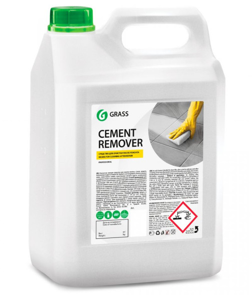 GRASS Средство для очистки после ремонта цемента, бетона,извести  &quot;Cement Remover&quot; 5.8л.
