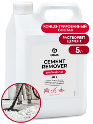 GRASS Средство для очистки после ремонта цемента, бетона,извести  "Cement Remover" 5.8л.