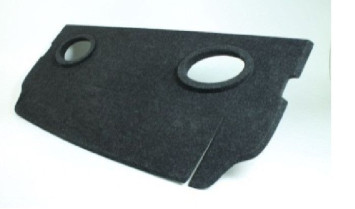 Полка акустическая LADA 2108, 2109,2113, 2114 цельная, дсп/мдф (15-20мм) , карпет Черный