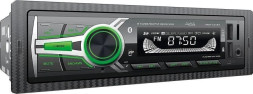 Автомагн.  AURA AMH-101BT Black/Green USB/SD ресивер , 4х51 Вт