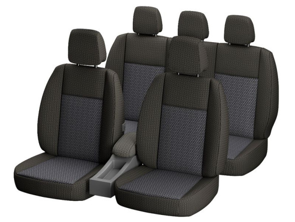 АВТОЧЕХЛЫ   Chevrolet  Aveo I SD 2003-2011г.  (гобелен) темно-серый