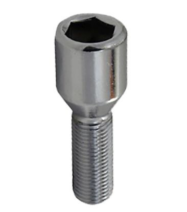 Болт хром  M12x1.25мм, длина 55мм