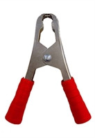 Зажимы к пусковым проводам  L=75мм (красн., плюс, с изол.)  (цена за 1 штуку)