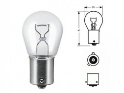 Лампа МАЯК 12V     А 12-21  P21W  BAU15s смещ. цок.(10)