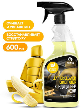 GRASS Очиститель-кондиционер кожи "Leather Cleaner Conditioner" Банан (флакон 600 мл)