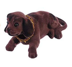 Игрушка на торпедо собачка "NEW GALAXY" тёмн.коричневый