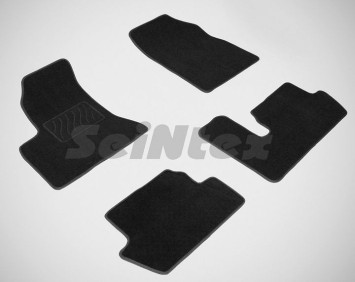 Коврики текстильн. Citroen C4 Picasso с 2007г-  /компл.5шт./осн.резин./  LUX