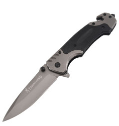 Нож складной 23см серый