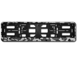 Рамка номера пластик  AVS RN-19  камуфляж "Урбан" (двухсоставная)