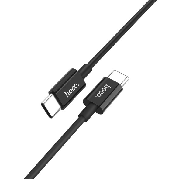 Кабель HOCO  Type-C - Type-C  (1м)  черный X23