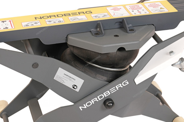 Мобильный мини-подъемник NORDBERG N636-1,5 с пневмоподушкой