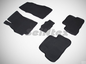 Коврики резиновые   Hyundai Accent  2000-2012г. БОРТ